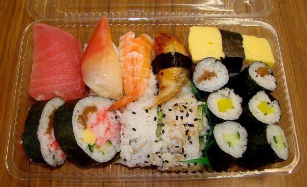 pre-made sushi