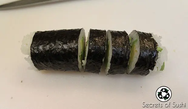 Avocado Roll slicing