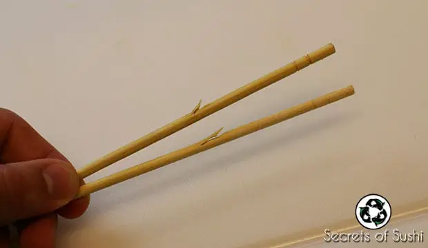 Katsuramuki chopsticks