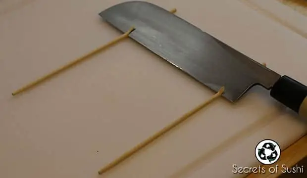 Katsuramuki chopsticks 
