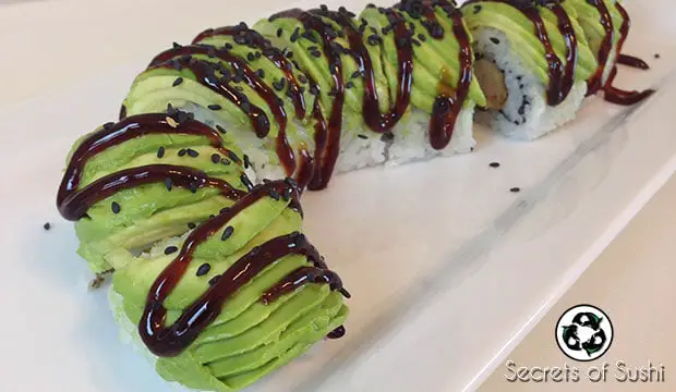 finished caterpillar roll